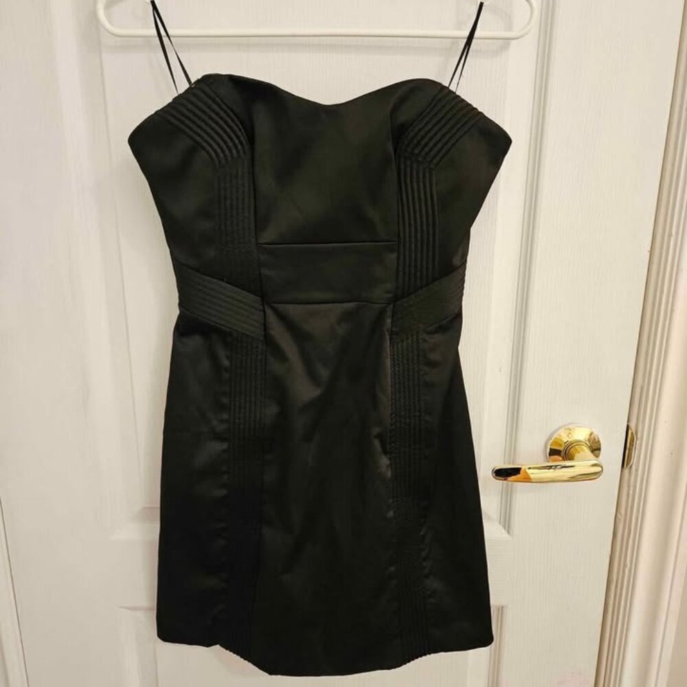 Guess Strapless Satin Dress - Size XS (3)